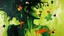 Placeholder: lyrical abstraction, a brutalist designed, rich deep vivid green colours, broad brush, painted by francis bacon, michal mraz, adrian ghenie, nicola samori, james jean and petra cortright, part by gerhard richter, part by takato yamamoto. 8 k masterpiece