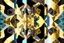 Placeholder: beautiful composition, symmetric pattern, Double exposure of cubes in which abstract flowers are, cracked holographic marble background, the cracks are golden S<AI in sunshine