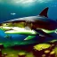 Placeholder: Full Body portrait of ' Giant Megalodon Shark',painting by gaston bussiere, greg rutkowski, yoji shinkawa, yoshitaka amano, tsutomu nihei, donato giancola, tim hildebrandt, oil on canvas, extreme detail,fit full head inside picture,32k