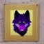 Placeholder: Purple wolf