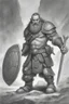 Placeholder: Defender dwarf with a shield