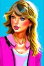Placeholder: make a portrait of a 1980's Taylor Swift