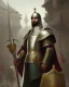 Placeholder: Islamic army commander from the Mamluk era, shield, sword, cinematic, 8k, resolution concept art portrait by Greg Rutkowski, Artgerm, WLOP, Alphonse Mucha dynamic lighting hyperdetailed intricately detailed