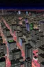 Placeholder: looking down on tokyo at night in the style of hiroku ogai