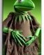 Placeholder: kermit the frog in the sytle of hr giger, high detail