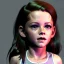 Placeholder: Kristen stewart toddler, full body, dramatic lighting, hyper realistic