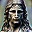 Placeholder: White Sculpture aragorn, full body, greek sculpture style, full body, fresco background, hyper realistic, 8k,