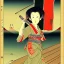 Placeholder: Ukiyo-e, japanese flag