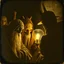 Placeholder: Daguerrotype close up some mysterious figures, odd background, Hieronymus Bosch Max Ernst ambient light, by Minicavio Quollati and Marlost Endgulp, Amano, Botticelli, Alphonse Mucha