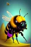 Placeholder: Bee pfp in style of up up up