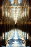 Placeholder: Strange hall of mirrors; Post-Surrealism mixed with Art Informel