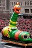 Placeholder: worm float in the macy's day parade