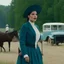 Placeholder: Halsey as an Amish in her iconic scene of Americana (2023)