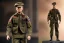 Placeholder: G.I. Joe toy doll soldier nylon Donald Trump, gun,boots, beret, nose