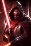 Placeholder: 10k hyper realistic detailed Darth Revan holding duel lightsabers conquering the galaxy (star wars)