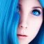 Placeholder: portrait girl look beautiful like shy, hyper details, 8k, realistis, rekfleksi, rtx, eye looks ocean blue, sort hair, glow, very cool expresion