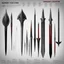 Placeholder: klingon weapons line batleth blade chart dk hand klingon spear star trek weapon weapons tahg mekleth gintak jbobroony mevak kligat kurleth kutluch tajtiq