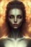 Placeholder: Dark moody night atmosphere, Fire theme art, Portrait of a woman by Michelangelo, 8K, close-up face, anatomically perfect face,