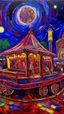 Placeholder: A purple pinball themed carnival painted by Vincent van Gogh