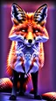 Placeholder: Fox fire ,nion purple ,in-depth details, High quality ,dark