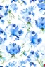 Placeholder: fabric pattern blue floral watercolor