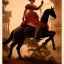 Placeholder: beautiful woman sitting on ultra-detailed carousel horse, 1800s, chiaroscuro lighting , 8k UHD, matte painting, illustration, renaissance, artwork, high-quality, intricate detail, rocco, greg rutowski, howard lyon, alphonse mucha