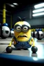 Placeholder: angry minion at bowling hall