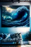 Placeholder: 1 masterpiece of never before seen ocean art, high detail and background as wall decor in 8k