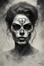 Placeholder: woman hulk beautiful sugar skull, multi-layered background, fine charcoal texture, relief, oil painting, hips, sleeve covered with thin smooth lines, long strokes, light delicate shades, cinematic quality style of Jeremy mann, Peter Elson, Alex Maleev, Reheya hayes, Rafael Sanzio, Pino Daheni, Charlie Bowater, Albert Joseph Peno, Ray Caesar, H.G. Giger, J. J. Fu, Gustave Dore, Stephen Gammell