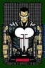 Placeholder: punisher sku;; robot in the style of Hiroshi Nagai