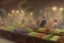 Placeholder: a greengrocer in colorful palma de mallorca street, 1993, spanish mediterranean sea, waterfront, alphonse mucha, greg rutkowski, matte painting, vplumetric lighting, volumetric clouds, maya render, hyper detailed, 8k, uhd, exaggerated colors, fantasy art, felix kelly, seb mckinnon, jessada sutthi, boris vallejo, lin chen