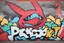 Placeholder: a graffiti mural wall with the word cell pokemon style