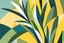 Placeholder: kowhai leaves in the style of cubism