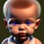 Placeholder: Close-up face of a human baby