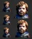 Placeholder: Tyrion Lannister toddler, full body, soft skin, dramatic lighting, hyper realistic