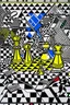 Placeholder: 5d chess in the style of roy lichtenstein