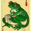 Placeholder: Ukiyo-e frog