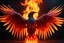 Placeholder: phoenix bird with flaming wings, Cinematic lighting, Volumetric lighting, Epic composition, Photorealism, Bokeh blur, Very high detail, Sony Alpha α7, ISO1900, Character design, Unreal Engine, Octane render, HDR, Subsurface scattering