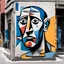 Placeholder: a street art rendition of picasso