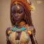 Placeholder: kente african bride model, cinema 4d, octane render, high detail