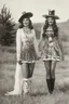 Placeholder: thirtymilesout: Miss Wyoming and Miss Colorado-1920 Cheyenne, Wyoming