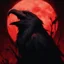 Placeholder: "Generate a high-resolution image of a very macabre crow. The scene should be set in dim, shadowy lighting, giving the atmosphere a dark and eerie feeling. The crow should have sinister, menacing features, with ragged feathers, sharp talons, and piercing eyes that glow faintly. Ensure that the background is ominous, perhaps with hints of fog or a moonlit graveyard, adding to the overall spooky ambiance. The entire image should convey a sense of dread and mystery." resolution 60k