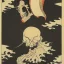 Placeholder: Knive in Skull by Hokusai