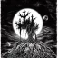 Placeholder: A Rotting Christ in a dark forest with a moon