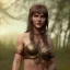 Placeholder: analog style, Celtic goddes, portrait, simmetric eyes, war ambient, xena wearing outfit, ultra realistic photo