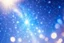 Placeholder: lightblue sky with little bright diamond stars shining galaxy and soft light beam
