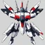 Placeholder: [wii No More Heroes style with thick lines] reimagining this iconic VF-1S Valkyrie design into a live-action inspired style.
