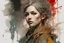 Placeholder: A gorgeous woman, full length portrait, perfect anatomy, hyper detailed digital painting, , Yoji Shinkawa, Ismail Inceoglu, Jeremy Mann, Carne Griffiths, splash art, watercolor ink splatter, oil on canvas, deep color, rich contrast, deviantart, Behance HD, Sketchlab