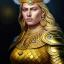 Placeholder: Ultra detailed fullbody Portrait in oil on canvas of beautiful blonde amazon with Eagle Gold cloth Armor ,extremely detailed digital painting, extremely detailed face,perfect crystal clear Big Glowing eyes, mystical colors ,perfectly centered image, perfect composition, rim light, beautiful lighting, 8k, stunning scene, raytracing, anatomically correct, in the style of robert e howard and Ken Kelley and Ohrai Noriyoshi and Simon Bisley and tomzj1