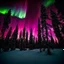 Placeholder: Nature finland winter night, northern lights